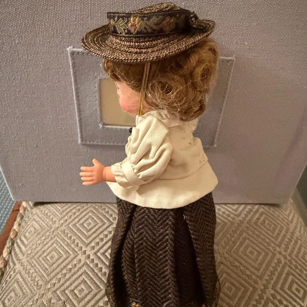 Annie Morrow Vintage Doll with Hat and Dress 8” Madame Alexander